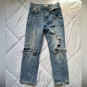 Zara ripped jeans